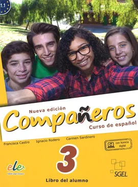Companeros 3 Podręcznik + licencia digital - nueva edicion - Sardinero Franco Carmen, Díez Ignacio Rodero, Castro Viúdez Francisca
