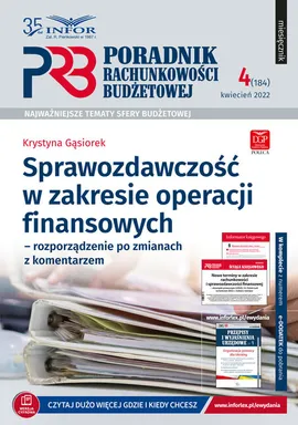 Sprawozdawczość w zakresie operacji finansowych - rozporządzenie po zmianach z komentarzem - Krystyna Gąsiorek
