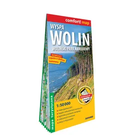 Wyspa Wolin Woliński Park Narodowy laminowana mapa turystyczna 1:50 000