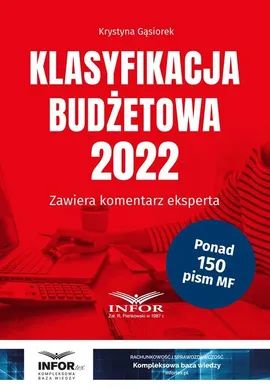 Klasyfikacja Budżetowa 2022 - Krystyna Gąsiorek