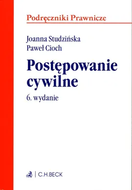 Postępowanie cywilne - Paweł Cioch, Joanna Studzińska