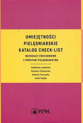 Umiejętności pielęgniarskie  Katalog check-list - Outlet