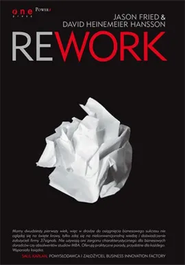 Rework - Jason Fried, Heinemeier Hansson David