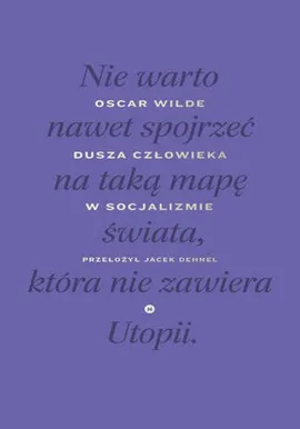 Dusza człowieka w socjalizmie - Oscar Wilde