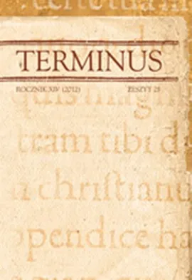 Terminus rocznik XIV (2012), zeszyt 25