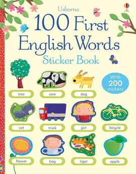 100 First English Words Sticker Book - Felicity Brooks, Mairi Mackinnon