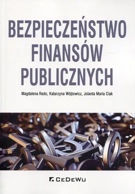 Bezpieczeństwo finansów publicznych - Ciak Jolanta Maria, Magdalena Redo, Katarzyna Wójtowicz