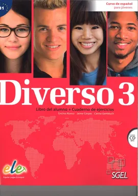 Diverso 3 Podręcznik + ćwiczenia + CD MP3 - Alonso Encina, Gambluch Carina, Corpas Jaime