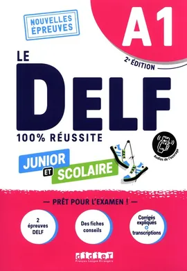 DELF 100% reussite A1 scolaire et junior książka + audio - Chrétien Romain, Aubo Isabelle