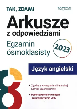 Tak zdam Arkusze z odpowiedziami Język angielski Egzamin ósmoklasisty - Anna Tracz