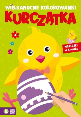 Wielkanocne kolorowanki Kurczątka