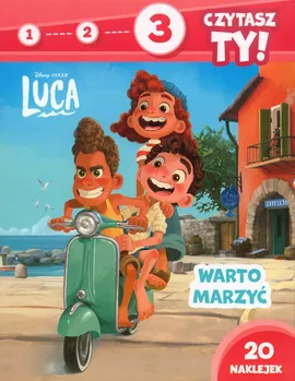 1 2 3 czytasz ty! Poziom 3 Warto marzyć Disney Pixar Luca