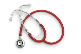 Stetoskop pediatryczny dwugłowicowy LD Prof - II - czerwony
