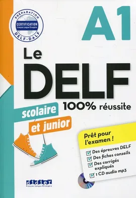 Delf 100% reussite A1 scolaire et junior książka + CDmp3 - Girardeau Bruno, Rabin Marie