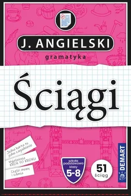 Język angielski Gramatyka Ściągi edukacyjne 5-8 - Krzysztof Szukalski