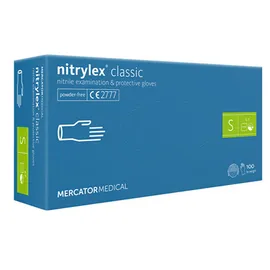 Rękawiczki nitrylowe diagnostyczne - bezpudrowe, nitrylex® classic roz.S