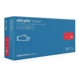 Rękawiczki nitrylowe diagnostyczne - bezpudrowe, nitrylex® classic roz.L