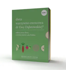 Dieta warzywno-owocowa dr Ewy Dąbrowskiej Pakiet - Paulina Borkowska, Dąbrowska Beata Anna