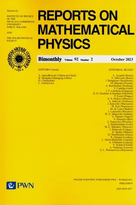 Reports on Mathematical Physics 92/2 - Polska