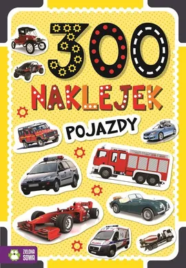 300 naklejek Pojazdy