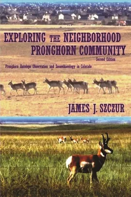 Exploring the Neighborhood Pronghorn Community (Black & White) - James J Szczur