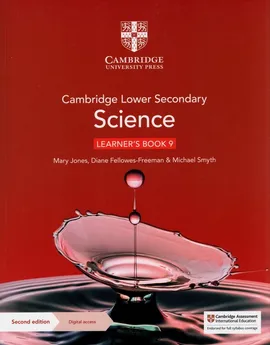 Cambridge Lower Secondary Science Learner's Book 9 with Digital Access (1 Year) - Diane Fellowes-Freeman, Mary Jones, Michael Smyth