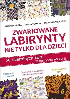 Zwariowane labirynty nie tylko dla dzieci - Katarzyna Szłapa, Iwona Tomasik, Sławomir Wrzesiński
