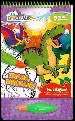Lubię Dinozaury Wodne kolorowanie Uwaga, Dinozaur!