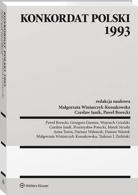 Konkordat polski 1993 - Czesław Janik, Małgorzata Winiarczyk-Kossakowska, Paweł Borecki