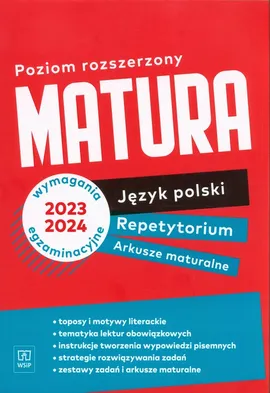 Matura Język polski Repetytorium Arkusze maturalne Poziom rozszerzony