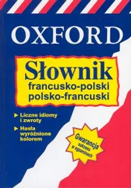 Słownik francusko-polski polsko-francuski - Outlet