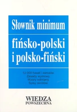 Słownik minimum fińsko-polski i polsko-fiński - Outlet - Antoni Krawczykiewicz, Beata Krawczykiewicz