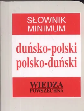 Słownik minimum duńsko - polski polsko - duński - Outlet - Elżbieta Frank-Oborzyńska