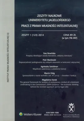 Zeszyty Naukowe Uniwersytetu Jagiellońskiego 123/2014