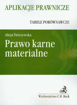 Prawo karne materialne - Alicja Świczewska