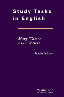 Study Tasks in English Teacher's Book - Alan Waters, Mary Waters
