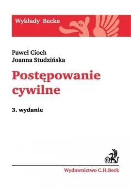 Postępowanie cywilne - Outlet - Paweł Cioch, Joanna Studzińska