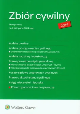 Zbiór cywilny 2014