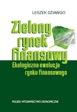 Zielony rynek finansowy - Outlet - Leszek Dziawgo