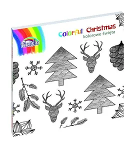 Colorful Christmas Książka do kolorowania