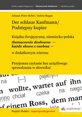 Der schlaue Kaufmann/Podstępny kupiec - Hebel Johann Peter, Sylwia Ragan