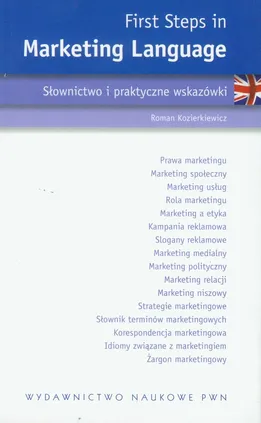 First Steps in Marketing Language - Outlet - Roman Kozierkiewicz