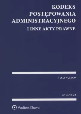 Kodeks postępowania administracyjnego i inne akty prawne - Outlet
