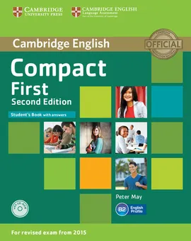 Compact First Student's Book with Answers+ CD - Peter May