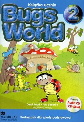 Bugs World 2 Podręcznik z płytą CD - Outlet - Magdalena Kondro, Carol Read, Ana Soberon