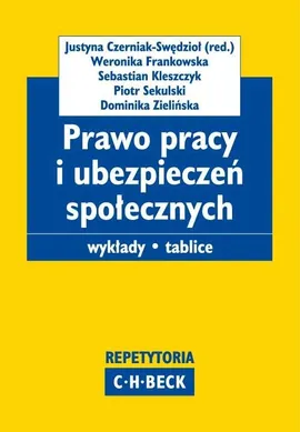 Prawo pracy i ubezpieczeń społecznych - Justyna Czerniak-Swędzioł