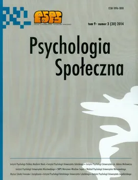 Psychologia Społeczna 2014/3