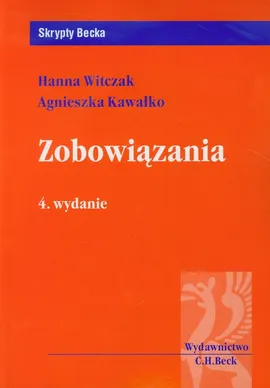 Zobowiązania - Agnieszka Kawałko, Hanna Witczak