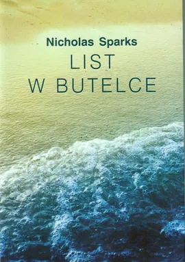 List w butelce - Outlet - Nicholas Sparks
