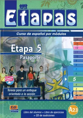 Etapas 5 Podręcznik + ćwiczenia + CD - Entinema Equipo